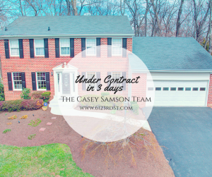 Under Contract in 3 days with multiple offers!