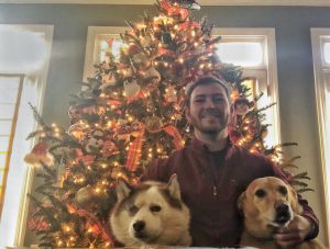 colby with dogs